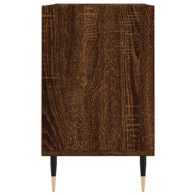 TV-taso ruskea tammi 69,5x30x50 cm tekninen puu