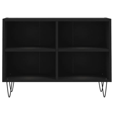 TV-taso musta 69,5x30x50 cm tekninen puu