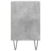 TV-taso betoninharmaa 69,5x30x50 cm tekninen puu