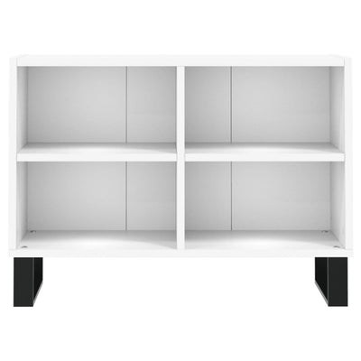 TV-taso valkoinen 69,5x30x50 cm tekninen puu