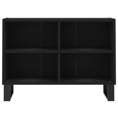 TV-taso musta 69,5x30x50 cm tekninen puu