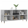 TV-taso betoninharmaa 103,5x30x50 cm tekninen puu