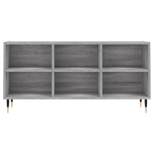 Harmaa TV-taso teknisestä puusta, mitat 103,5x30x50 cm, malli Sonoma
