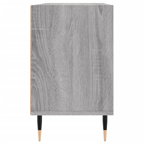 Harmaa TV-taso teknisestä puusta, mitat 103,5x30x50 cm, malli Sonoma