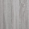 Harmaa TV-taso teknisestä puusta, mitat 103,5x30x50 cm, malli Sonoma
