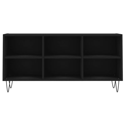 TV-taso musta 103,5x30x50 cm tekninen puu
