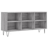 Sonoma-harmaa TV-taso 103,5x30x50 cm teknisestä puusta