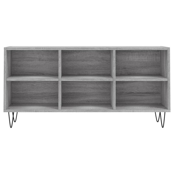 Sonoma-harmaa TV-taso 103,5x30x50 cm teknisestä puusta
