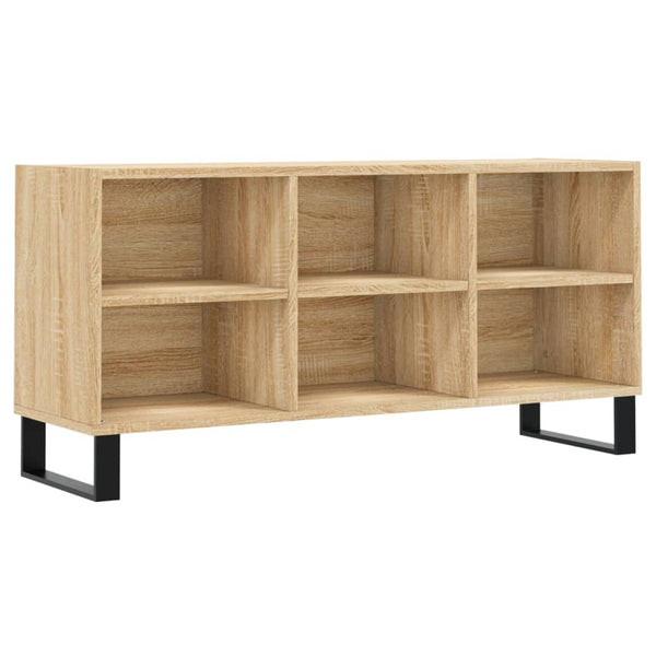 Sonoma-tammesta valmistettu TV-taso 103,5x30x50 cm teknisestä puusta