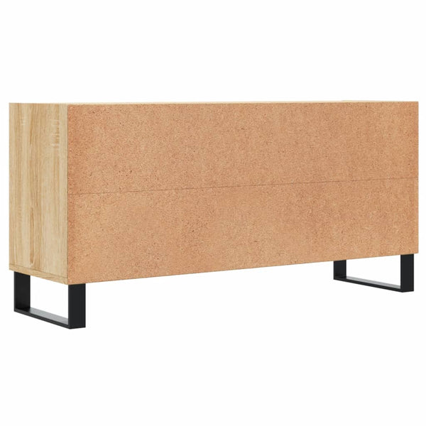Sonoma-tammesta valmistettu TV-taso 103,5x30x50 cm teknisestä puusta