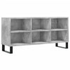 TV-taso betoninharmaa 103,5x30x50 cm tekninen puu