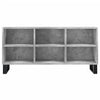 TV-taso betoninharmaa 103,5x30x50 cm tekninen puu