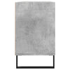 TV-taso betoninharmaa 103,5x30x50 cm tekninen puu
