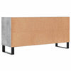 TV-taso betoninharmaa 103,5x30x50 cm tekninen puu