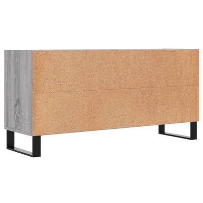 TV-taso harmaa Sonoma 103,5x30x50 cm tekninen puu