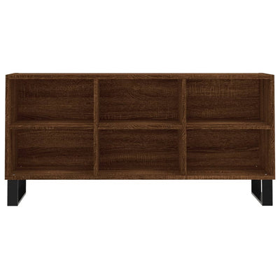 TV-taso ruskea tammi 103,5x30x50 cm tekninen puu