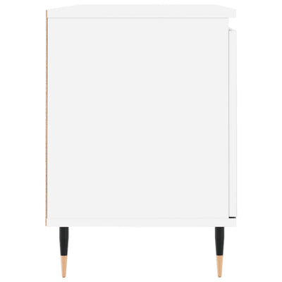 TV-taso valkoinen 104x35x50 cm tekninen puu