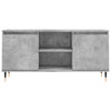 TV-taso betoninharmaa 104x35x50 cm tekninen puu