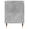 TV-taso betoninharmaa 104x35x50 cm tekninen puu