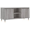 Harmaa TV-taso 104x35x50 cm teknistä puuta Sonoma-mallia