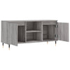 Harmaa TV-taso 104x35x50 cm teknistä puuta Sonoma-mallia