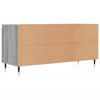 Harmaa TV-taso 104x35x50 cm teknistä puuta Sonoma-mallia