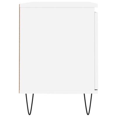 TV-taso valkoinen 104x35x50 cm tekninen puu