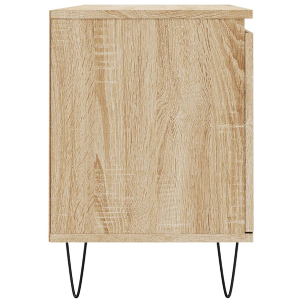 TV-taso 104x35x50 cm Sonoma-tammesta teknisestä puusta