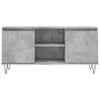 TV-taso betoninharmaa 104x35x50 cm tekninen puu