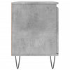 TV-taso betoninharmaa 104x35x50 cm tekninen puu