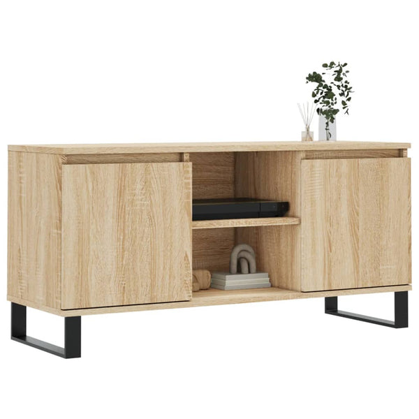 TV-taso Sonoma-tammi 104x35x50 cm tekninen puu
