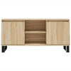 TV-taso Sonoma-tammi 104x35x50 cm tekninen puu