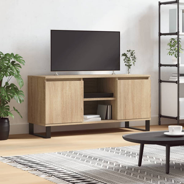 TV-taso Sonoma-tammi 104x35x50 cm tekninen puu