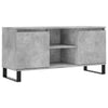 TV-taso betoninharmaa 104x35x50 cm tekninen puu
