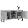TV-taso betoninharmaa 104x35x50 cm tekninen puu