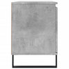 TV-taso betoninharmaa 104x35x50 cm tekninen puu