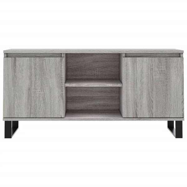 Sonoma-harmaa TV-taso 104x35x50 cm teknisestä puusta