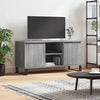 Sonoma-harmaa TV-taso 104x35x50 cm teknisestä puusta