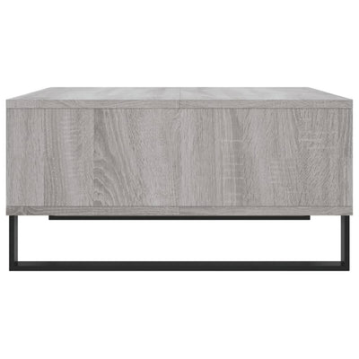 Sohvapöytä harmaa Sonoma 60x60x30 cm tekninen puu