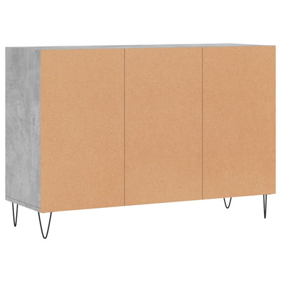 Senkki betoninharmaa 103,5x35x70 cm tekninen puu