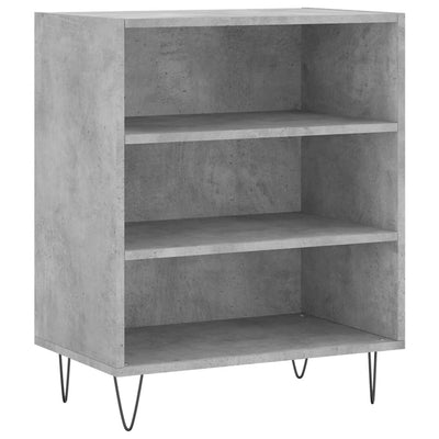 Senkki betoninharmaa 57x35x70 cm tekninen puu