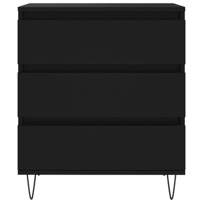 Senkki musta 60x35x70 cm tekninen puu
