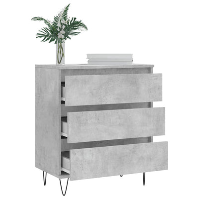Senkki betoninharmaa 60x35x70 cm tekninen puu