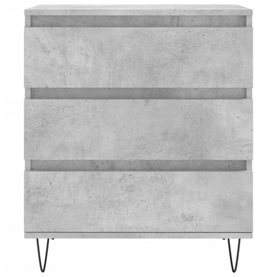 Senkki betoninharmaa 60x35x70 cm tekninen puu
