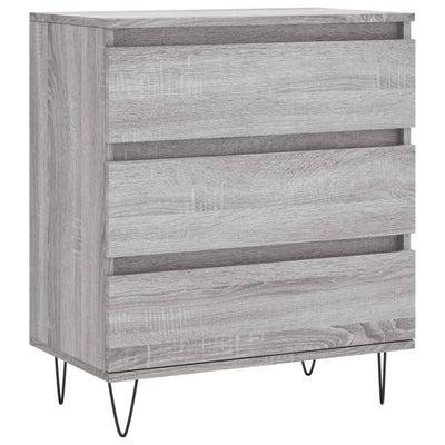 Senkki harmaa Sonoma 60x35x70 cm tekninen puu