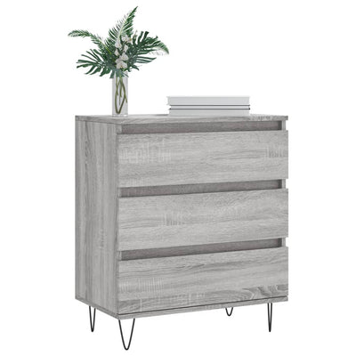 Senkki harmaa Sonoma 60x35x70 cm tekninen puu