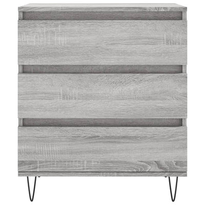 Senkki harmaa Sonoma 60x35x70 cm tekninen puu