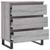 Senkki harmaa Sonoma 60x35x70 cm tekninen puu