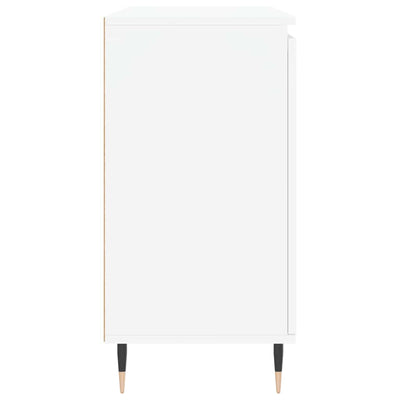 Valkoinen senkki Mihailuc 104x35x70cm (puinen)