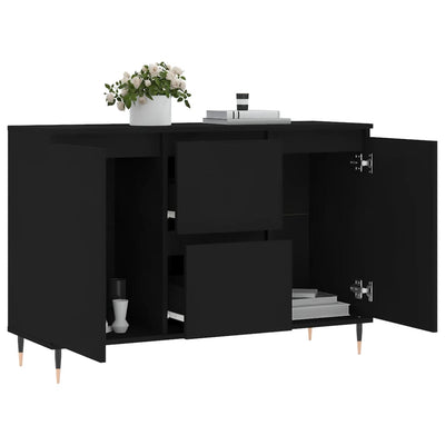 Senkki musta 104x35x70 cm tekninen puu